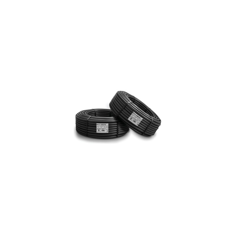 K-RAIN 16MM 2.3L PC AS, 100M Drip Line Coil with 50cm Spacing - Black